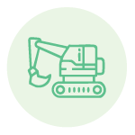 Green Excavator